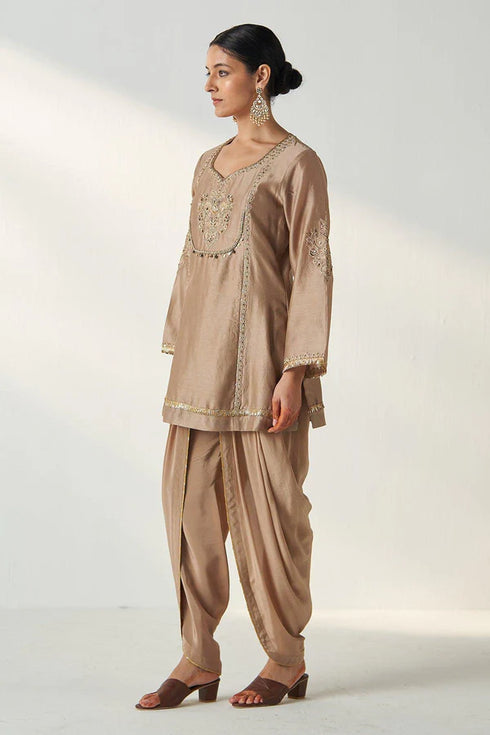 Pihu Fawn Tulip Pant Set
